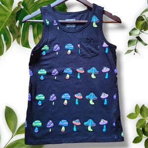 Amnesia Cotton Mushroom Tank, Sz XS-S